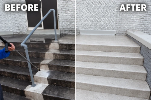 Driveway pressure washing results in North Palm Beach, FL