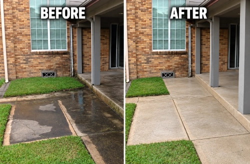 Paver and patio pressure cleaning results in North Palm Beach